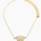 18K Gold Dipped Brass Lotus Chain Anklet