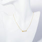 18K Gold Dipped Brass Safety Pin Pendant Necklace