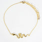 18K Gold Dipped Brass Snake Chain Anklet