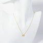 18K Gold Dipped Brushed Brass Buffalo Pendant Necklace