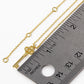 18K Gold Dipped Brushed Brass Key Pendant Necklace