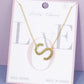 18K Gold Dipped Brushed Metal Initial Alphabet Letter Pendant Necklace