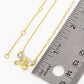 18K Gold Dipped CZ Butterfly Pendant Necklace