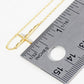 18K Gold Dipped CZ Embedded Delicate Cross Brass Chain Anklet