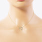 18K Gold Dipped CZ Pave 12mm Heart Pendant Necklace