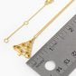 18k Gold Dipped CZ Pave Christmas Tree Pendant Necklace
