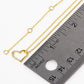 18K Gold Dipped CZ Pave Delicate Heart Pendant Necklace