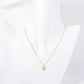 18K Gold Dipped CZ Pave Star Pendant Necklace