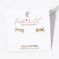 18K Gold Dipped CZ Ribbon Bow Stud Earrings
