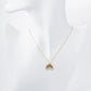 18K Gold Dipped Colorful Pave Set Cubic Zirconia Rainbow Pendant Necklace