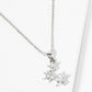 18K Gold Dipped Constellation Three CZ Stone Pendant Necklace