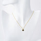 18K Gold Dipped Dainty 9mm Quatrefoil Pendant Necklace