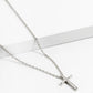 18K Gold Dipped Dainty Cross Pendant Necklace