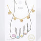 18K Gold Dipped Delicate Butterfly Charm Brass Chain Anklet