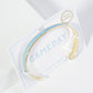 18K Gold Dipped Enamel Color Game Day Cuff Bracelet