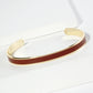 18K Gold Dipped Enamel Color Game Day Cuff Bracelet
