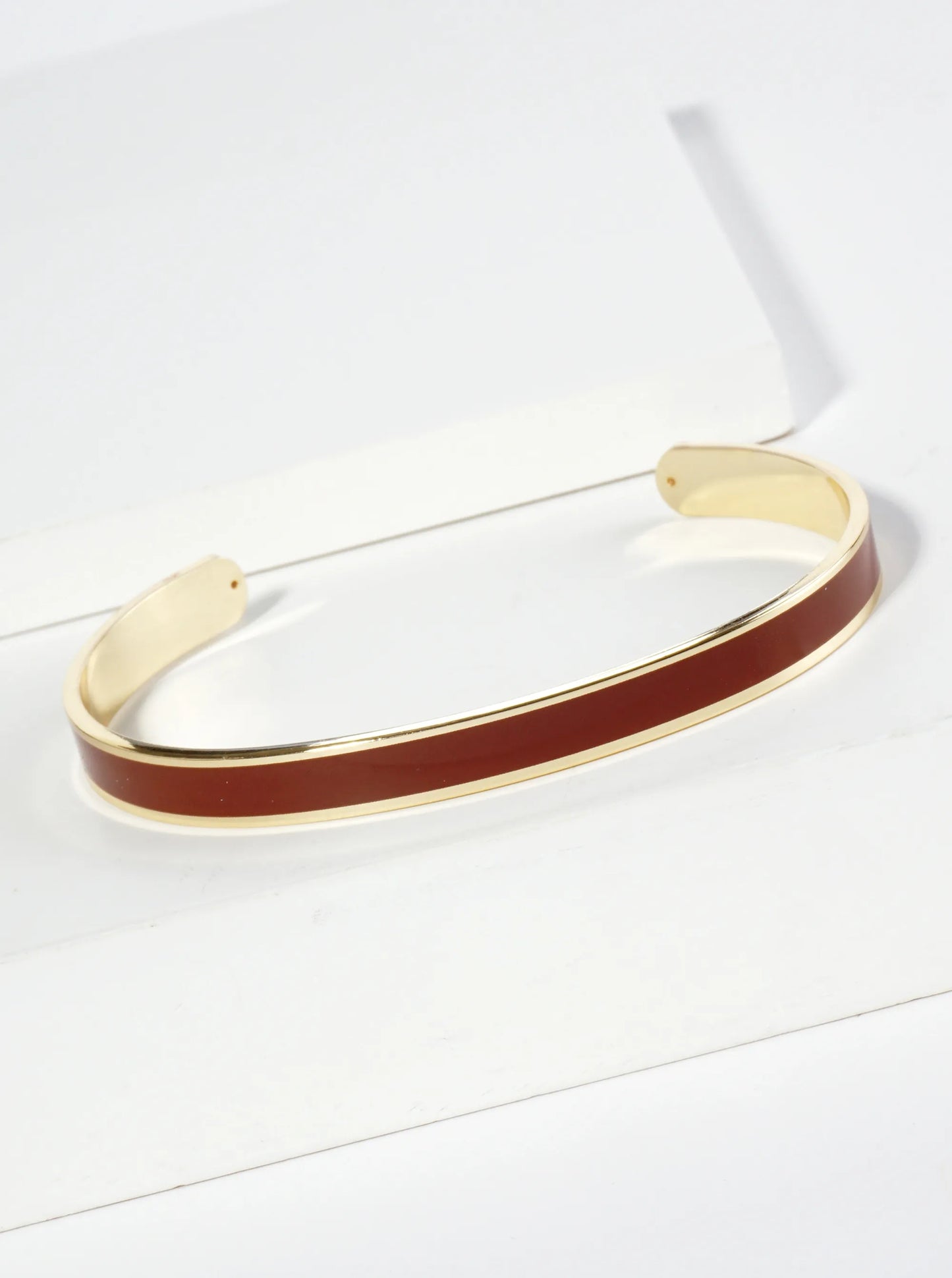 18K Gold Dipped Enamel Color Game Day Cuff Bracelet