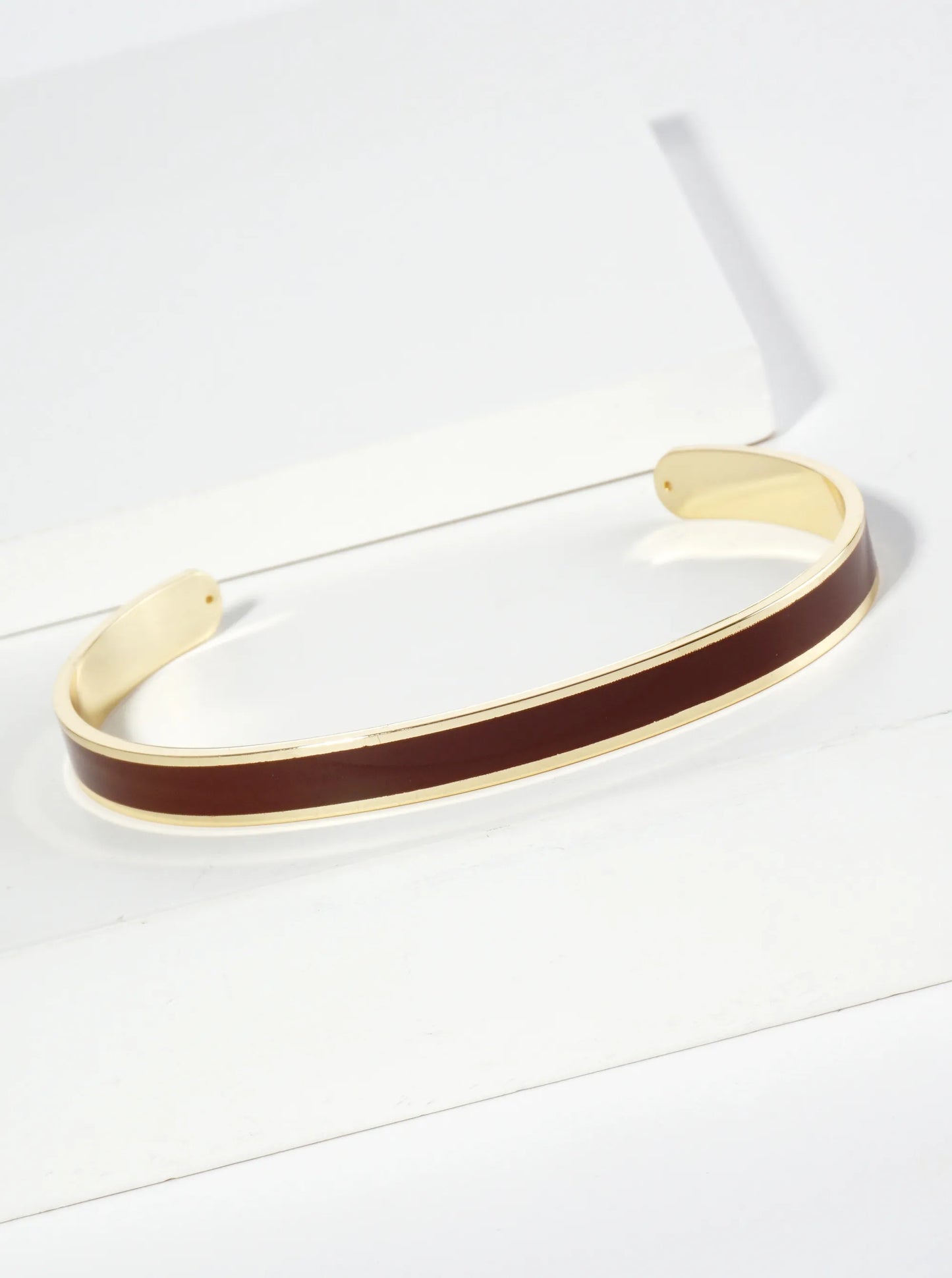 18K Gold Dipped Enamel Color Game Day Cuff Bracelet