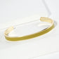18K Gold Dipped Enamel Color Game Day Cuff Bracelet