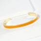 18K Gold Dipped Enamel Color Game Day Cuff Bracelet