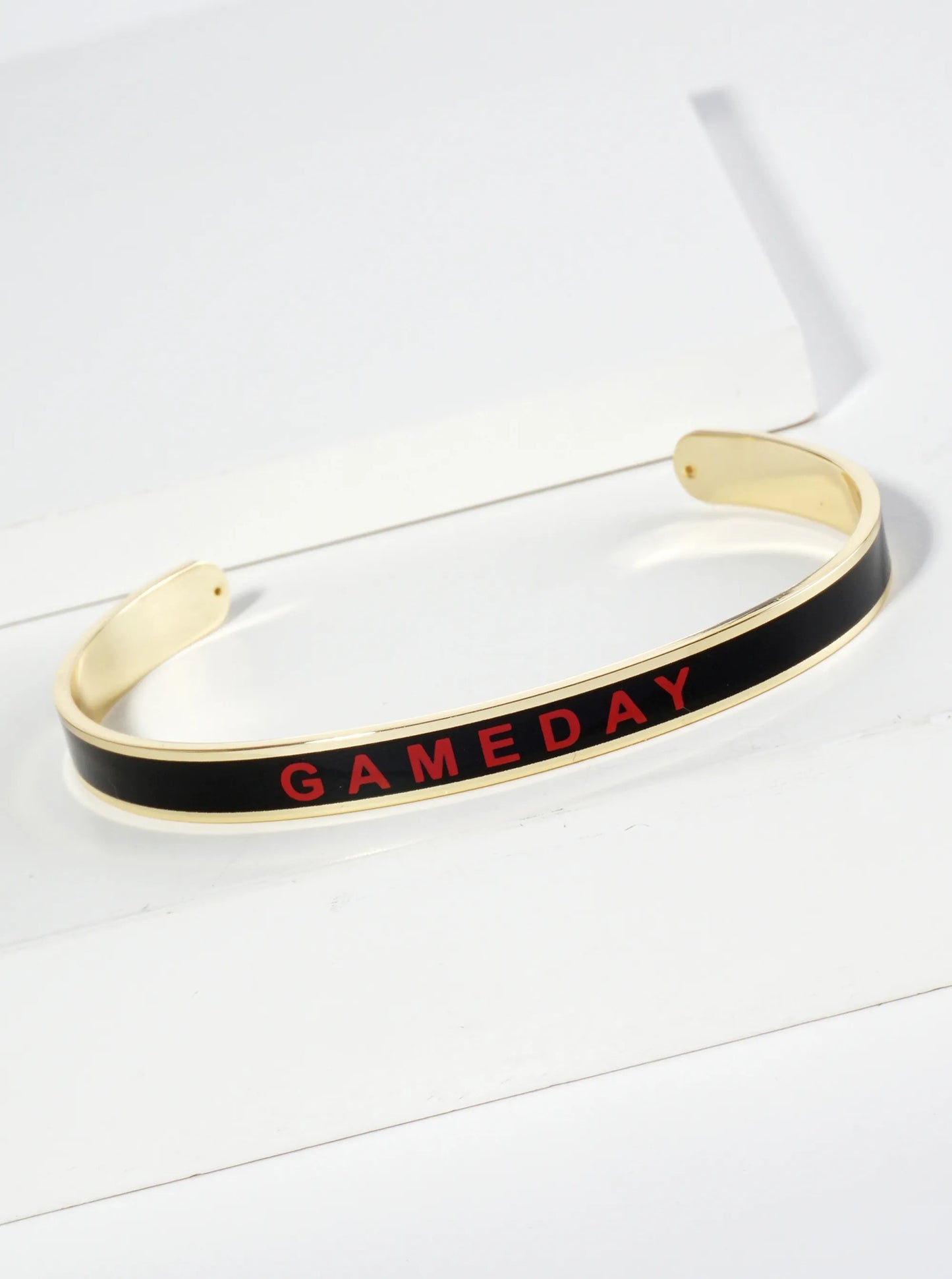 18K Gold Dipped Enamel Game Day Cuff Bracelet