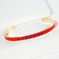 18K Gold Dipped Enamel Game Day Cuff Bracelet