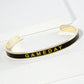 18K Gold Dipped Enamel Game Day Cuff Bracelet