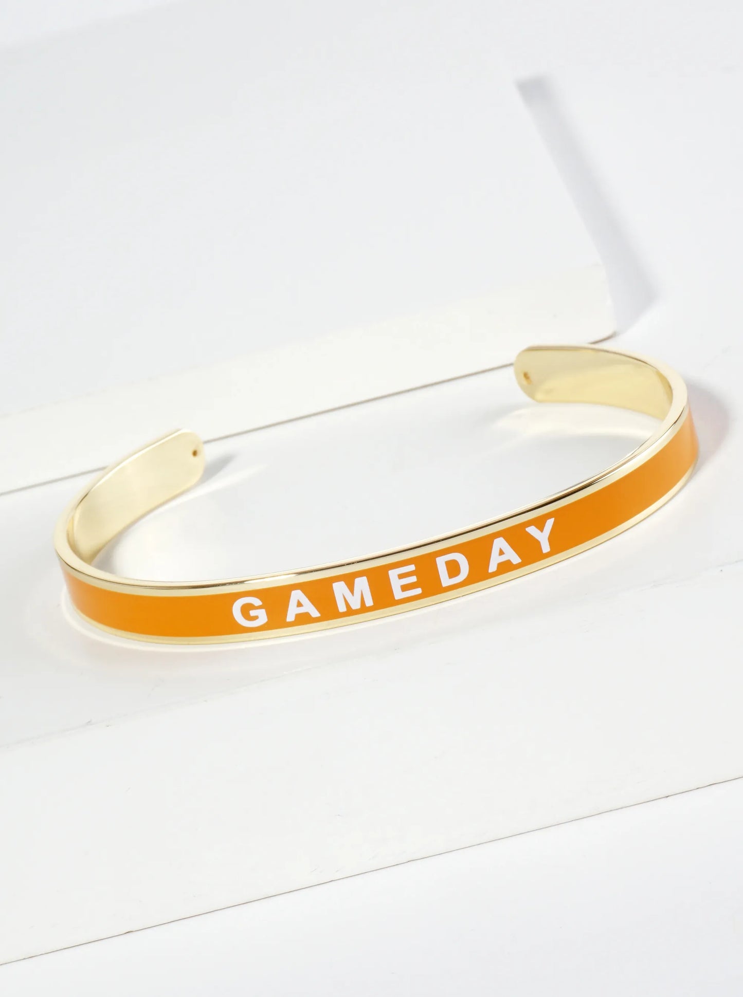 18K Gold Dipped Enamel Game Day Cuff Bracelet