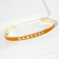 18K Gold Dipped Enamel Game Day Cuff Bracelet