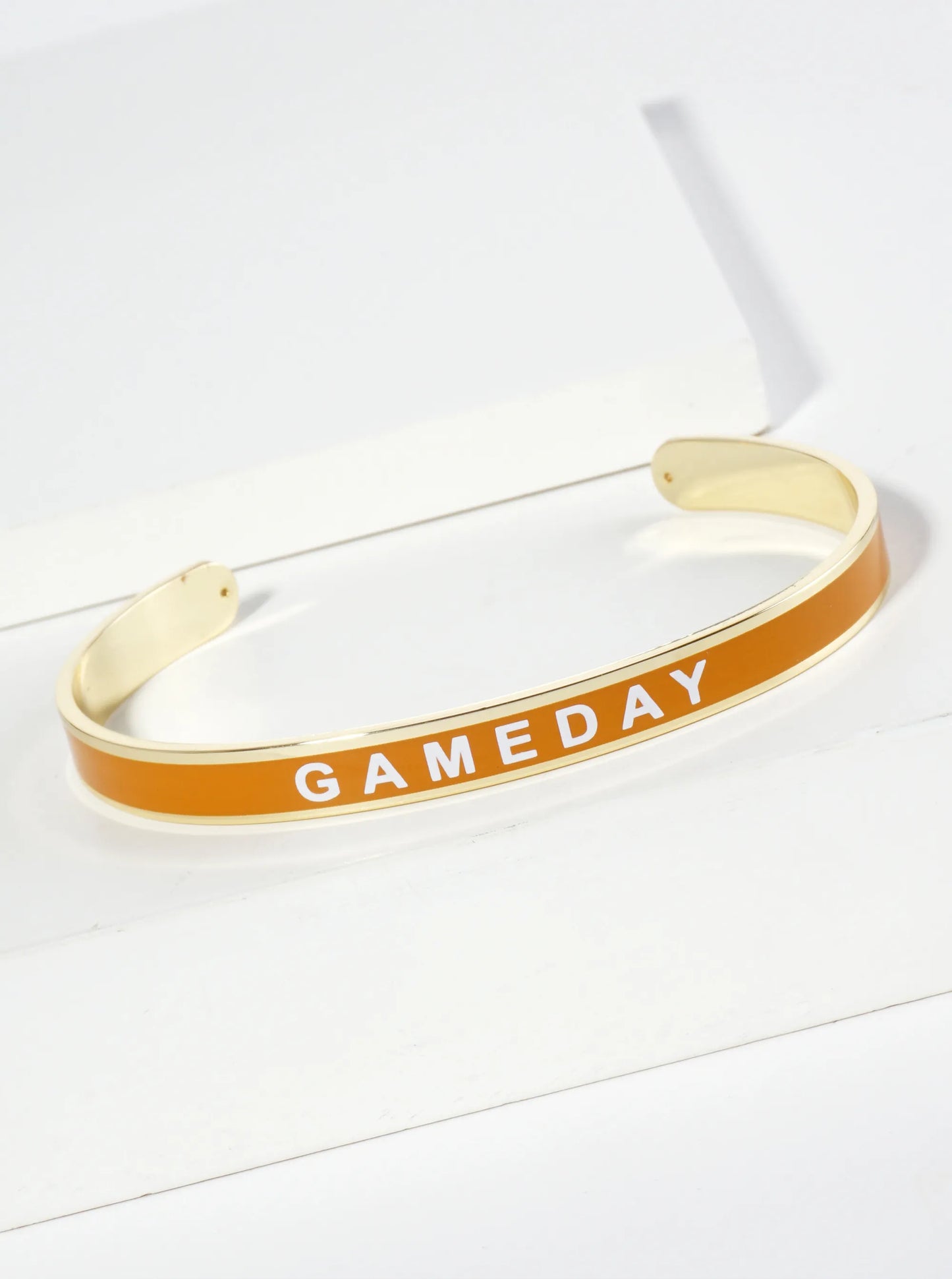 18K Gold Dipped Enamel Game Day Cuff Bracelet
