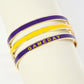 18K Gold Dipped Enamel Game Day Cuff Bracelet