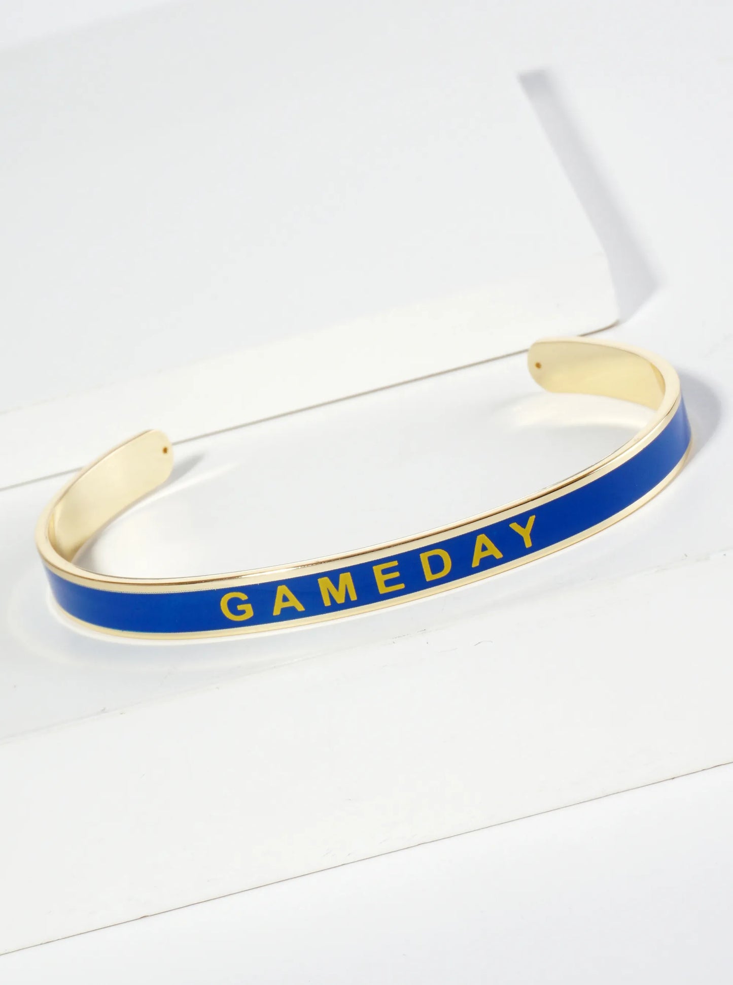 18K Gold Dipped Enamel Game Day Cuff Bracelet