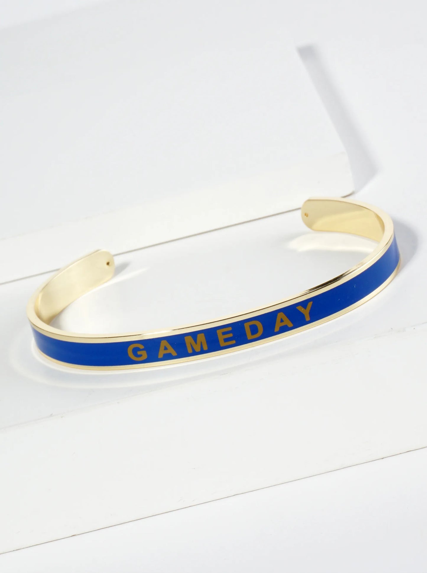 18K Gold Dipped Enamel Game Day Cuff Bracelet