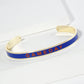 18K Gold Dipped Enamel Game Day Cuff Bracelet