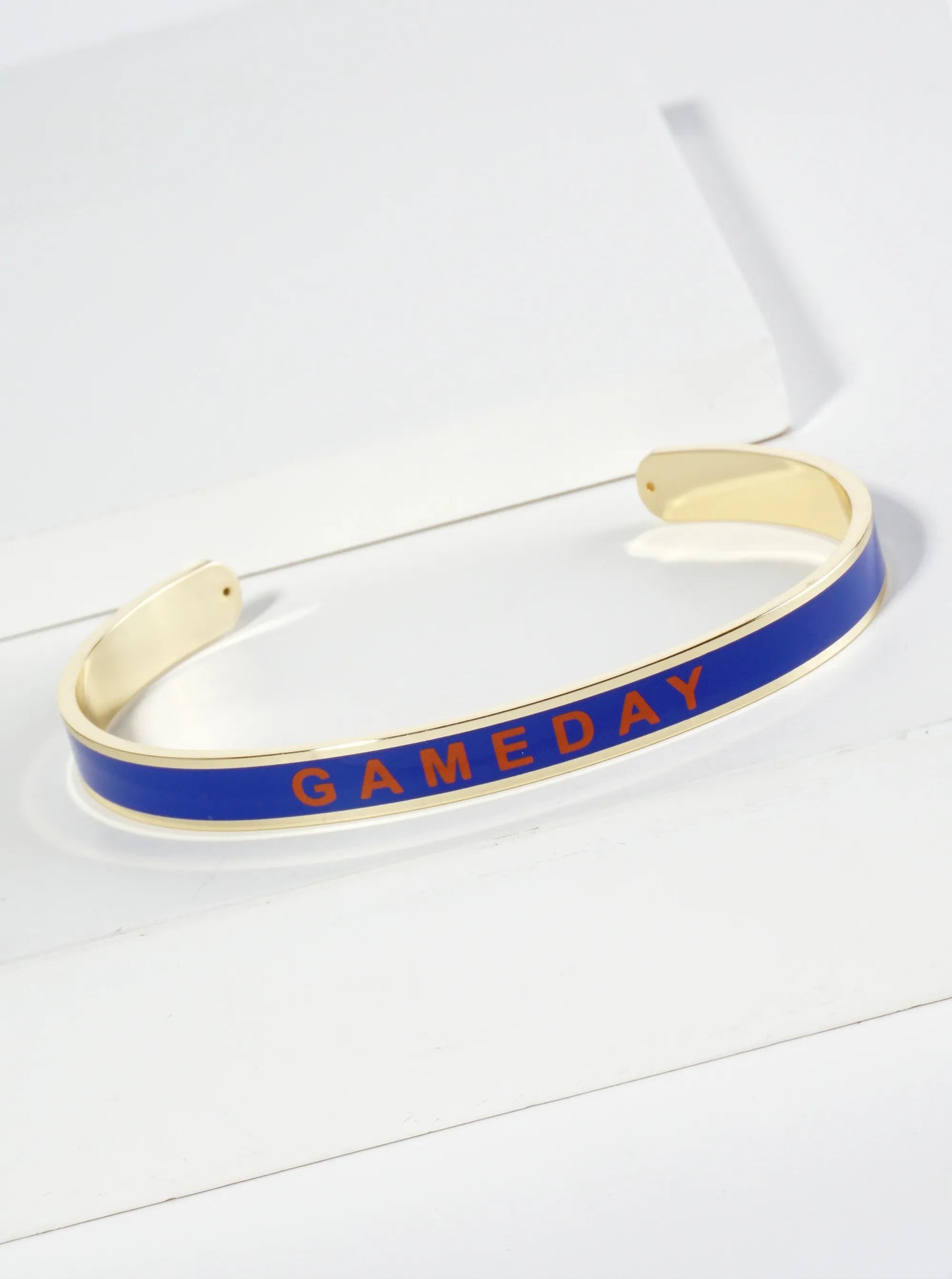 18K Gold Dipped Enamel Game Day Cuff Bracelet