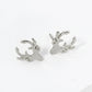 18K Gold Dipped Flat Deer Head Stud Earrings