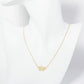 18K Gold Dipped Lotus Pendant Necklace