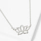 18K Gold Dipped Lotus Pendant Necklace