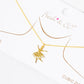 18K Gold Dipped Metal CZ Pave Ballerina Girl Pendant Delicate Necklace