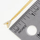 18K Gold Dipped Micro CZ Pave Initial Pendant Necklace