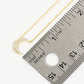 18K Gold Dipped Micro Pave Set CZ Crescent Moon Pendant Necklace