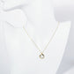 18K Gold Dipped Mother Of Pearl Quatrefoil Pendant Necklace