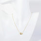 18K Gold Dipped Pave Set CZ Whale Pendant Necklace
