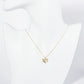 18K Gold Dipped Pave Set Cubic Zirconia Fox Face Pendant Necklace