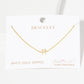 18K Gold Dipped Pave Set Cubic Zirconia Initial Bracelet