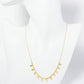 18K Gold Dipped Polished Oval Charm Necklace