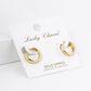 18K Gold Dipped Star And Moon Cutout 12mm Huggie Hoop Earrings