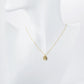 18K Gold Dipped Sunburst Clover Pendant Necklace