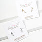 18K Gold Dipped Symmetrical CZ Pave Dainty High Heel Stud Earrings