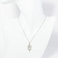 18K Gold Dipped Textured Snake Pendant Adorned With CZ Stones Necklace